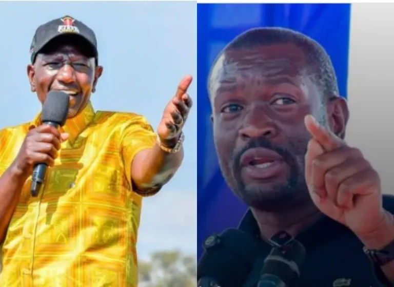 Edwin Sifuna On the Spot as William Ruto Accuses Him of Wasting Kenyans “Kshs 10” Donations